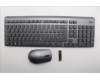 Lenovo 5KM0U88214 Keyboard_Mouse, Wireless, German, Luna Grey