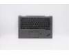 Lenovo 5M10V24843 C-Abdeckung mit Tastatur, Tschechisch/Slowakisch, Eisengrau, WLAN