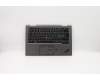 Lenovo 5M10V24861 C-Abdeckung mit Tastatur, Skandinavien, Eisengrau, WLAN