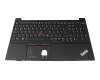 5M10W64520 teclado incl. topcase original Lenovo DE (alemán) negro/negro con mouse stick