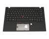 5M10W85923 teclado incl. topcase original Lenovo DE (alemán) negro/negro con retroiluminacion y mouse stick