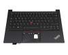 5M10Z27336 teclado incl. topcase original Lenovo DE (alemán) negro/negro con retroiluminacion y mouse stick Con interruptor de encendido/apagado