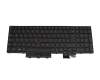 5M10Z54340 teclado original Lenovo DE (alemán) negro/negro con retroiluminacion y mouse-stick