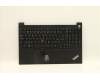 Lenovo 5M11A38494 C-Cover with keyboard,Czech Slovakian,Black,FingerPrint