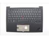 Lenovo 5M11H62688 C-Cover with keyboard, Russian, Black, Backlight, Fingerprint Reader, US