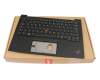 5M11H62780 teclado incl. topcase original Lenovo DE (alemán) negro/negro con retroiluminacion y mouse stick