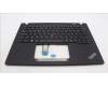 Lenovo 5M11L59317 C-Cover with keyboard, Estonian, Black, Backlight, UK