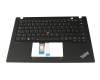 5M11L59481 teclado incl. topcase original Lenovo DE (alemán) negro/negro con retroiluminacion y mouse stick