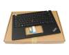 5M11L59483 teclado incl. topcase original Lenovo DE (alemán) negro/negro con retroiluminacion y mouse stick