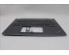 Lenovo 5M11L59634 C-Cover with keyboard, Spanish, Grey, Backlight, UK