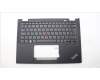 Lenovo 5M11L64145 C-Cover with keyboard, Norwegian, Black, Backlight, UK