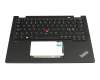 5M11L64261 teclado incl. topcase original Lenovo ND (nórdico) negro/negro con retroiluminacion y mouse stick
