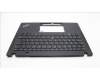 Lenovo 5M11L85899 C-Cover with keyboard, Danish, Black, Backlight, UK