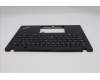 Lenovo 5M11L85954 C-Cover with keyboard, Hungarian, Black, Backlight, UK