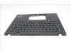 Lenovo 5M11N89586 C-Cover with keyboard, Switzerland, Black, Backlight, WWAN, UK