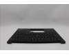 Lenovo 5M11P32448 C-Cover with keyboard, Switzerland, Black, Backlight, UK