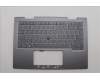 Lenovo 5M11P35021 C-Cover with keyboard, Russian, Luna Grey, Fingerprint, WLAN, US