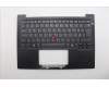 Lenovo 5M11Q25748 C-Cover with keyboard, Switzerland, Black, WWAN, UK