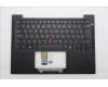 Lenovo 5M11Q54493 C-Cover with keyboard, Brazil Portuguese, Black, Backlight, UK