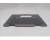 Lenovo 5M11R39416 C-Cover with keyboard, USA English, Luna Grey, FingerPrint Reader, WWAN, US