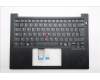 Lenovo 5M11S09686 C-Cover with keyboard, Spanish, Black, UK