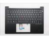 Lenovo 5M11S09696 MECH_ASM FRU KBD W/C HBW (CHY) US BK