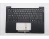 Lenovo 5M11S15701 C-Cover with keyboard, US English Euro, Black, Backlight, WWAN, US