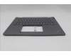 Lenovo 5M11S30331 C-Cover with keyboard, Bulgarian, Luna Grey, Backlight, No World Face Camera, Heat Staking, UK