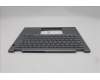 Lenovo 5M11S30385 C-Cover with keyboard, Switzerland, Luna Grey, Backlight, No World Face Camera, Heat Staking, UK