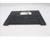 Lenovo 5M11S37344 C-Cover with keyboard, Russian, Black, Backlight, US