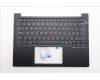 Lenovo 5M11S53823 MECH_ASM FRU KBD W/C UKE BL(CHY)UK BK