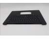 Lenovo 5M11T54235 C-Cover with keyboard, Danish, Black, Backlight, UK