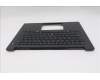 Lenovo 5M11T55226 C-Cover with keyboard, UK English, Black, Backlight, Smart Card Reader, UK