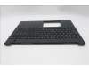 Lenovo 5M11T55257 C-Cover with keyboard, Danish, Black, Backlight, Number Pad, UK