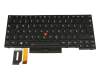 5N20V43915 teclado original Lenovo DE (alemán) negro/negro con retroiluminacion y mouse-stick