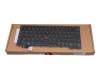 5N21D68356 teclado original Lenovo DE (alemán) gris/negro con retroiluminacion y mouse-stick