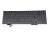 5N21D93845 teclado original Lenovo DE (alemán) gris/canosa con retroiluminacion y mouse-stick