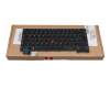 5N21H76825 teclado original Lenovo DE (alemán) negro/negro con retroiluminacion y mouse-stick