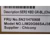 Lenovo 5N21H76908 NB_KYB SER2 KBD GR-BL,CHY,SLV