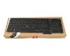 5N21K05174 teclado original Lenovo CH (suiza) negro/negro con retroiluminacion y mouse-stick