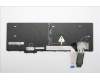 Lenovo 5N21Q49608 Keyboard Internal, UK English, Black, Backlight, w/Number