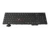 5N21Q49721 teclado original Lenovo BE (belga) negro/negro con retroiluminacion y mouse-stick
