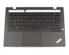 60.4LY10.006 teclado incl. topcase original Lenovo DE (alemán) negro/negro con retroiluminacion y mouse stick