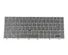 6037B0137904 teclado original HP DE (alemán) gris/plateado con mouse-stick