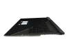 6037B0232413 teclado incl. topcase original Asus DE (alemán) negro/negro/transparente/gris con retroiluminacion