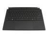 6037B0303201 teclado incl. topcase original IEC US (Inglés) negro/negro con retroiluminacion