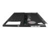 6053B2023701 teclado incl. topcase original Asus DE (alemán) negro/transparente/negro con retroiluminacion
