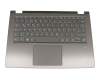 6620331179 teclado incl. topcase original Lenovo DE (alemán) gris/canaso