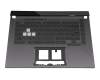 670B1886022 teclado incl. topcase original Asus DE (alemán) negro/antracita con retroiluminacion