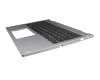 6B.A6CN1.020 teclado incl. topcase original Acer DE (alemán) negro/plateado con retroiluminacion